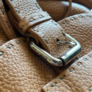 FENDI Selleria Calfskin Leather Backpack