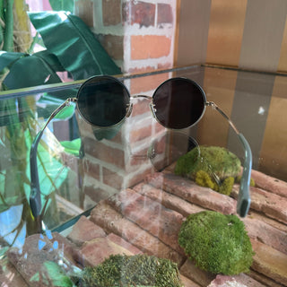 LOEWE LW40058U Gold/Green Round Sunglasses  TS3873