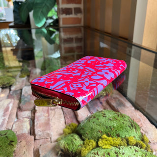 LOUIS VUITTON Limited Edition Zippy Rose Indian Monogram Wallet
