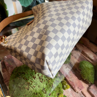 LOUIS VUITTON Graceful PM Damier Azur Canvas Hobo Bag