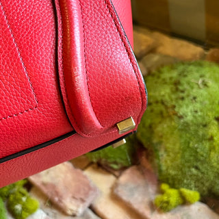 CELINE Luggage Micro Drummed Calfskin Tote Bag