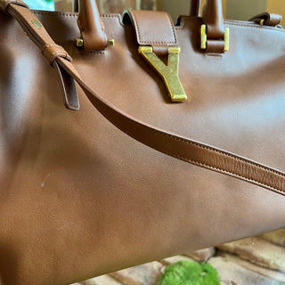 SAINT LAURENT Small Classic Y Cabas Satchel Bag