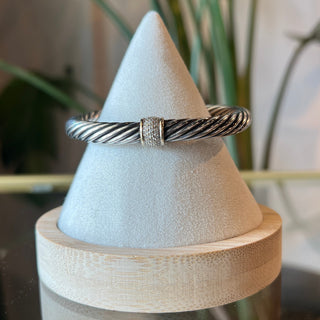 DAVID YURMAN Classic Cable Station 7mm Cuff Bracelet