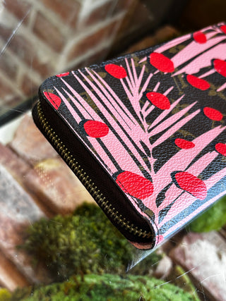 LOUIS VUITTON Monogram Jungle Dots Zippy Wallet