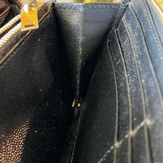 SAINT LAURENT Monogram Quilted Long Wallet