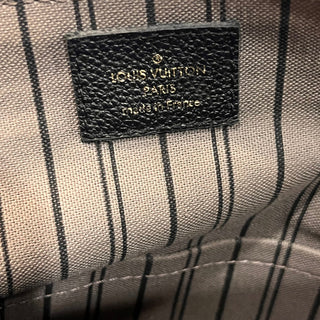 LOUIS VUITTON Bastille PM Black Monogram Empreinte Leather Tote Bag