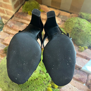 PRADA Black Patent Leather Heels 40