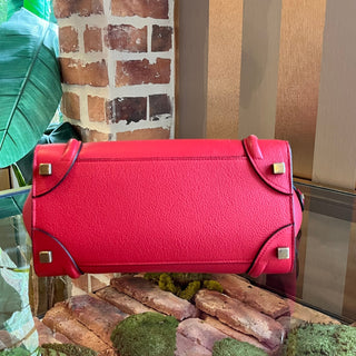 CELINE Luggage Micro Drummed Calfskin Tote Bag