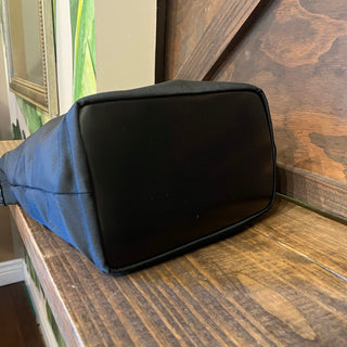 GUCCI Bamboo Black Nylon Shoulder Bag