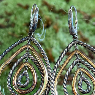 DAVID YURMAN Sterling Silver 14K Yellow Gold Mobile Drop