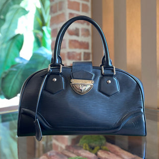 LOUIS VUITTON Montaigne GM Epi Leather Satchel Bag