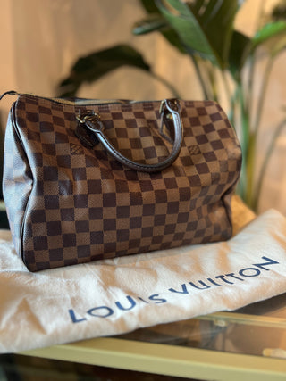LOUIS VUITTON Damier Ebene Speedy 30