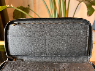 LOUIS VUITTON Monogram Eclipse Vertical Zippy Wallet
