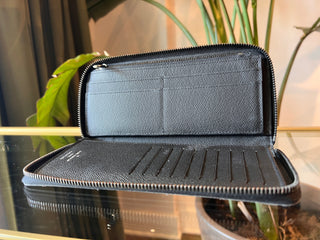 LOUIS VUITTON Monogram Eclipse Vertical Zippy Wallet