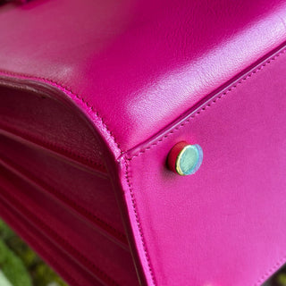 SAINT LAURENT Sac de Jour Small Pink Leather Tote Bag