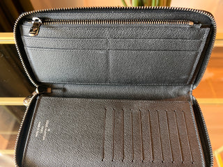 LOUIS VUITTON Monogram Eclipse Vertical Zippy Wallet