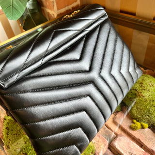 SAINT LAURENT Medium LouLou Matelasse Shoulder Bag
