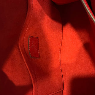 LOUIS VUITTON MyLockMe Chain BB Red Leather Crossbody bag