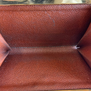 LOUIS VUITTON Vintage French Brown Monogram Canvas Wallet