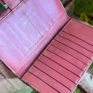 GUCCI Continental Mauve Guccissima Leather Wallet