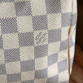 LOUIS VUITTON Speedy 25 Damier Azur Canvas Satchel