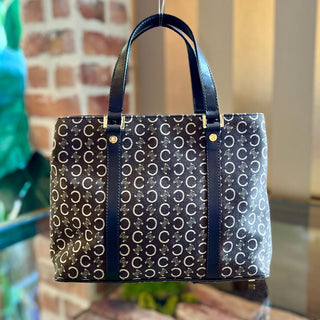 CELINE Vintage C Macadam Small Square Tote