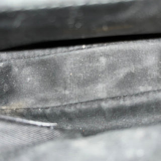 SAINT LAURENT Mini College Shiny Crackled Leather Shoulder Bag