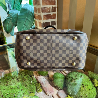 LOUIS VUITTON Verona GM Damier Ebene Canvas Shoulder Bag