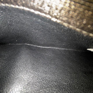 BOTTEGA VENETA Metallic Intrecciato Long Wallet