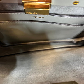 FENDI Peekaboo Small Soft Calfskin Tote Bag