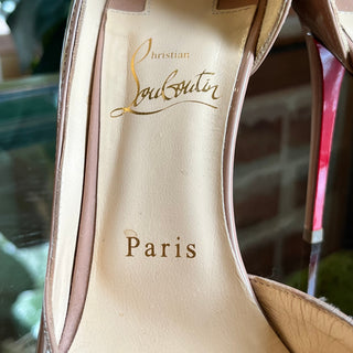 CHRISTIAN LOUBOUTIN Iriza Patent Calf Leather Pumps SZ36.5(6.5US)