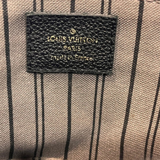 LOUIS VUITTON Bastille PM Black Monogram Empreinte Leather Tote Bag
