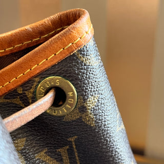 LOUIS VUITTON Noe Brown Monogram Canvas Vintage Bucket Bag