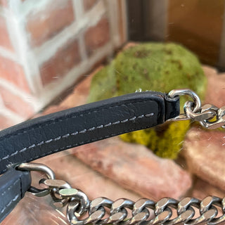 SAINT LAURENT Loulou Puffer Medium Storm Quilted Lambskin Monogram Chain Shoulder Bag