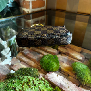 LOUIS VUITTON Damier Ebene Mini Pochette Accessories