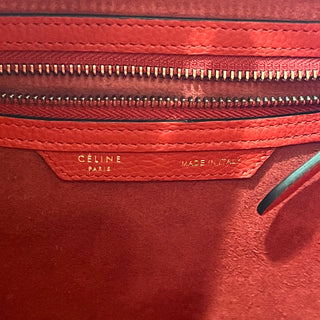 CELINE Luggage Micro Drummed Calfskin Tote Bag