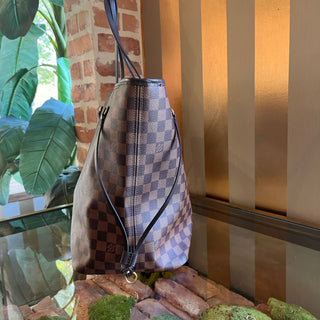 LOUIS VUITTON Neverfull GM Damier Ebene Canvas Tote Bag