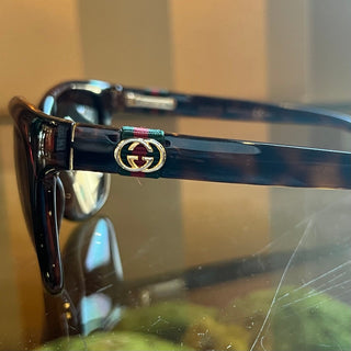 GUCCI Web Brown Tortoise Interlocking GG 3645/S Sunglasses