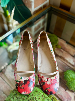 GUCCI Blooms Mary Jane Ballet Flats