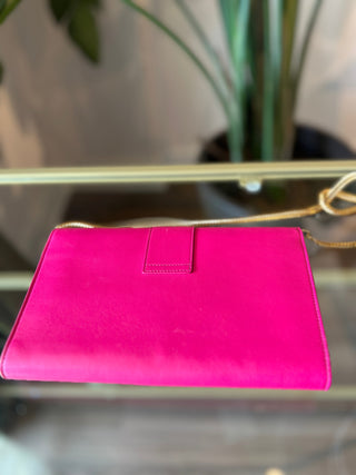 Saint Laurent Bubblegum Classic Y Ligne Chain Wallet