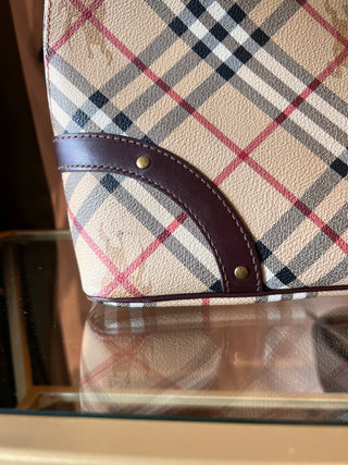 BURBERRY Haymarket Check Tote Bag