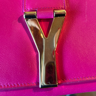 Saint Laurent Bubblegum Classic Y Ligne Chain Wallet
