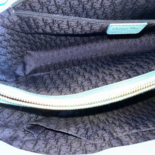CHRISTIAN DIOR Medium Light Blue Cannage Vintage Tote