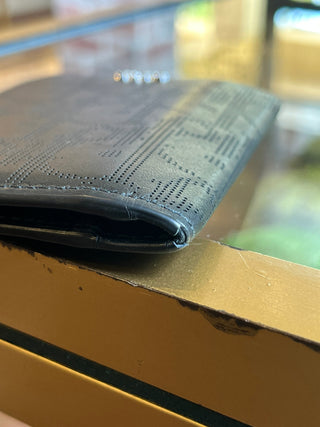 Dior Black Oblique Galaxy Leather Men's Wallet
