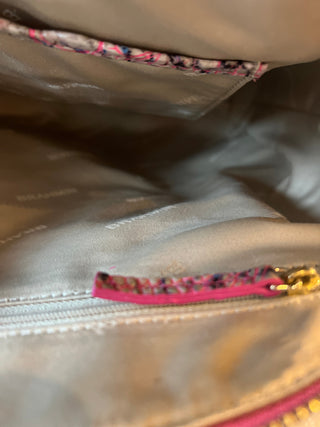 BRAHMIN Pink Cobra Large Duxbury Satchel