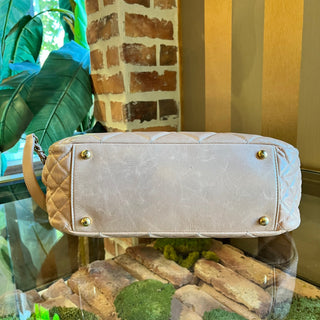 CHANEL Daily Walk Accordion Flap Aged Calfskin Shoulder Bag
