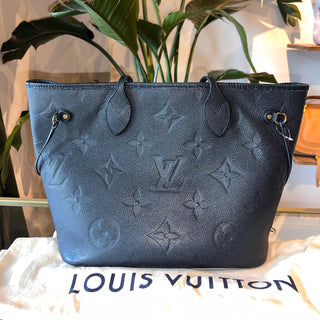 LOUIS VUITTON Noir Monogram Empriente Neverfull MM