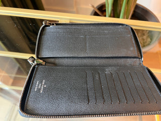 LOUIS VUITTON Monogram Eclipse Vertical Zippy Wallet