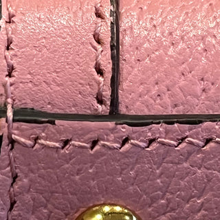 GUCCI Diana Small Textured Dollar Calfskin Web Tote Bag