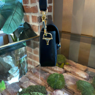 GUCCI 1955 Horsebit Mini Black Shoulder Bag